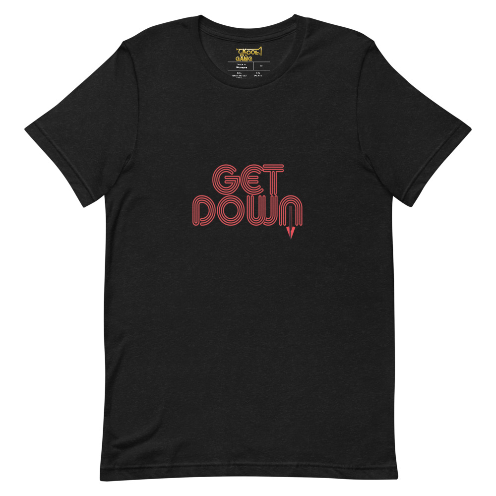 Get Down Red Letter T-shirt - Kool And The Gang Store