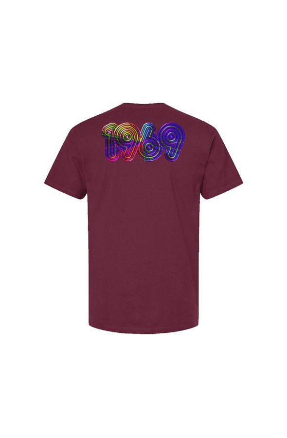 Unisex Jersey Tee Color Flash Logo 1969