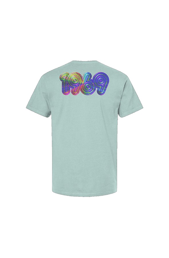 Unisex Jersey Tee Color Flash Logo 1969